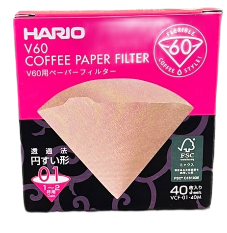 Hario V60 Filters 01 (40 sheets)