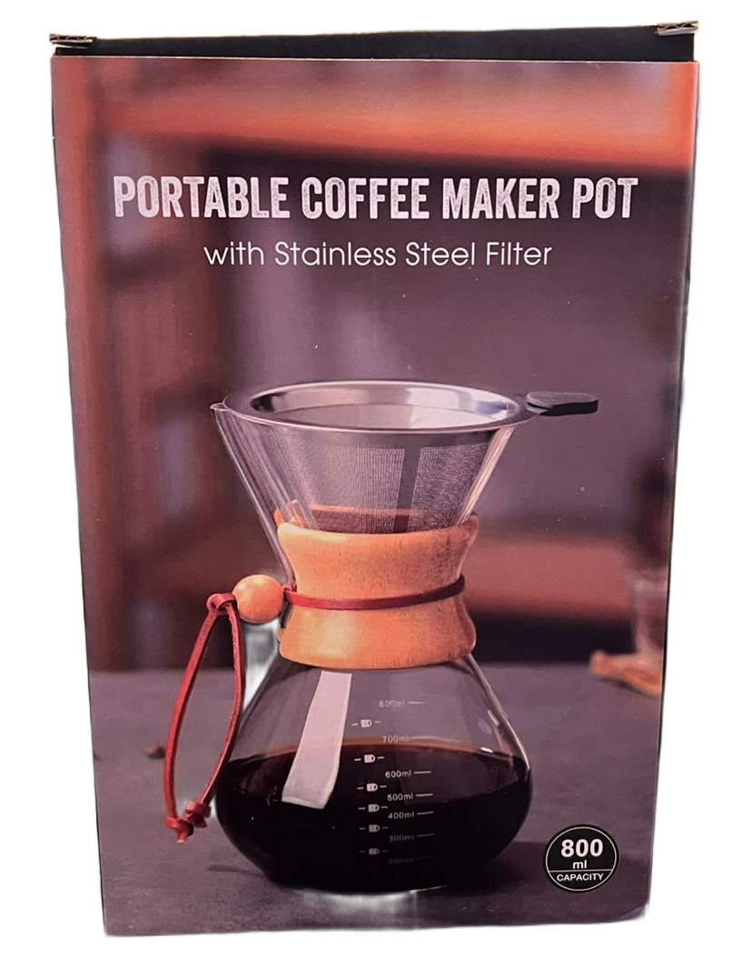 Portable Coffee Maker Pot (800ml)